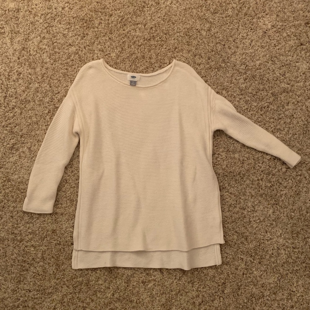 Old navy white oversized sweater